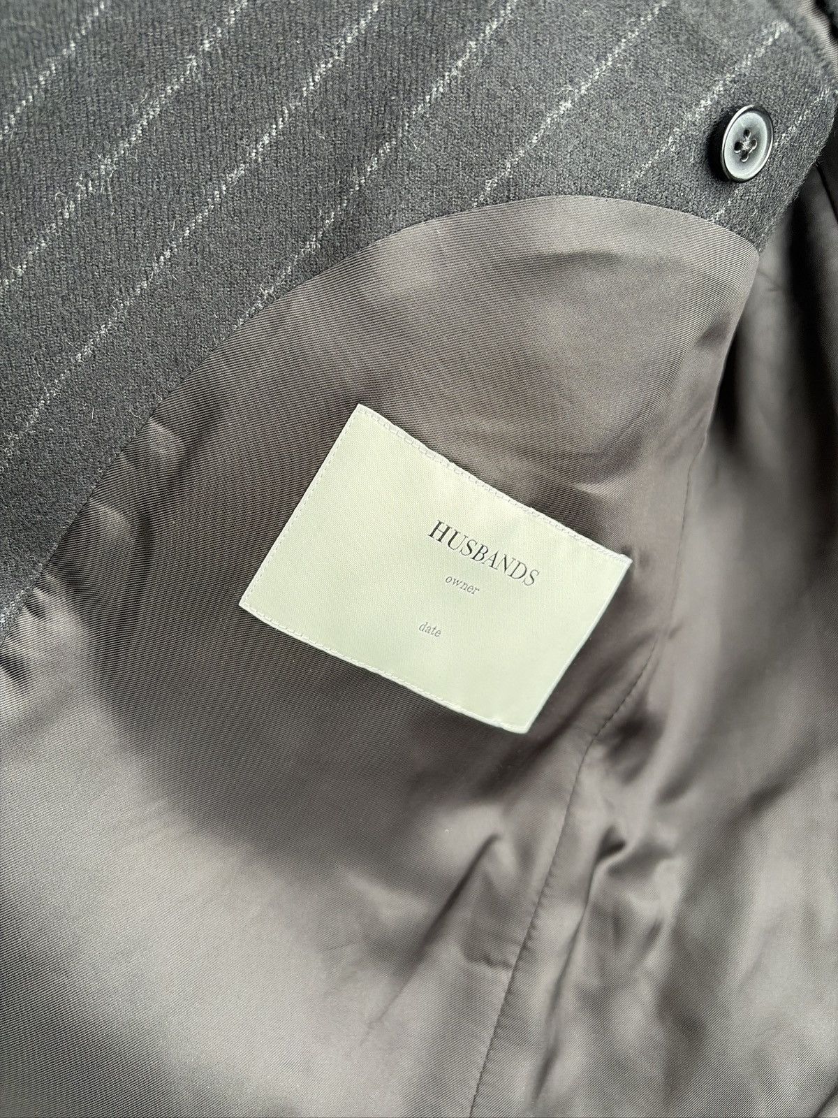 HUSBANDS Husbands Paris - Pinstripe Grey Double Breasted Jacket, 46 Size 36R - 5 Thumbnail