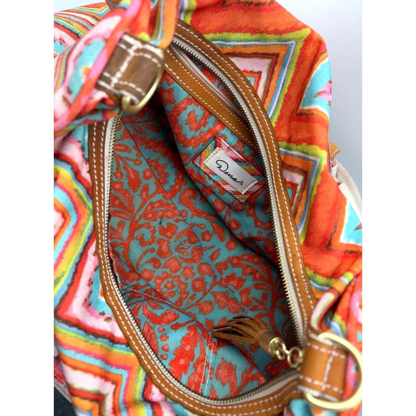 Vintage Dena Orange Travel Bag Size ONE SIZE - 6 Thumbnail