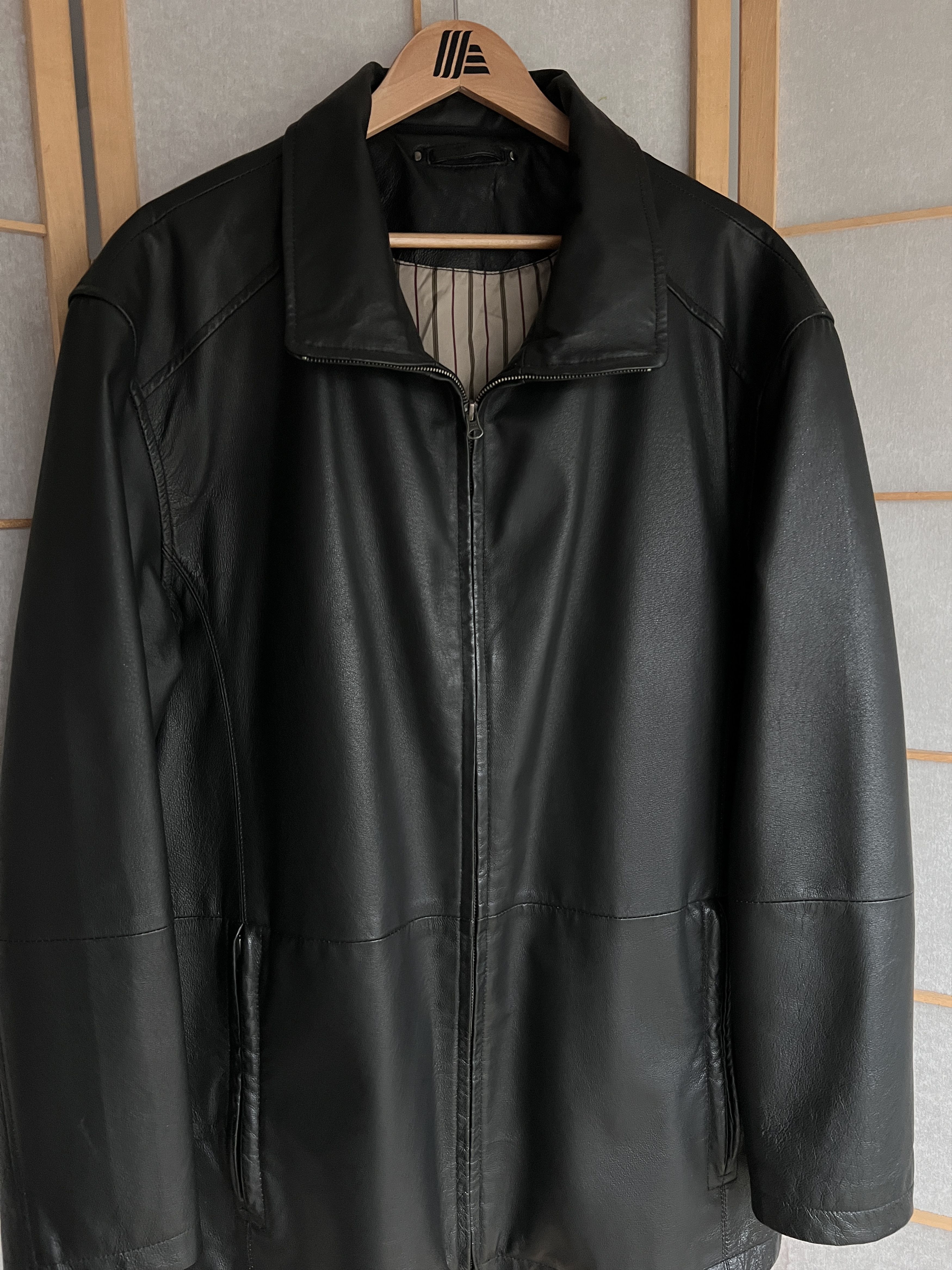 If Six Was Nine 14th Addiction Yohji Yamamoto style leather jacket LGB Boxy Size US XXL / EU 58 / 5 - 5 Thumbnail