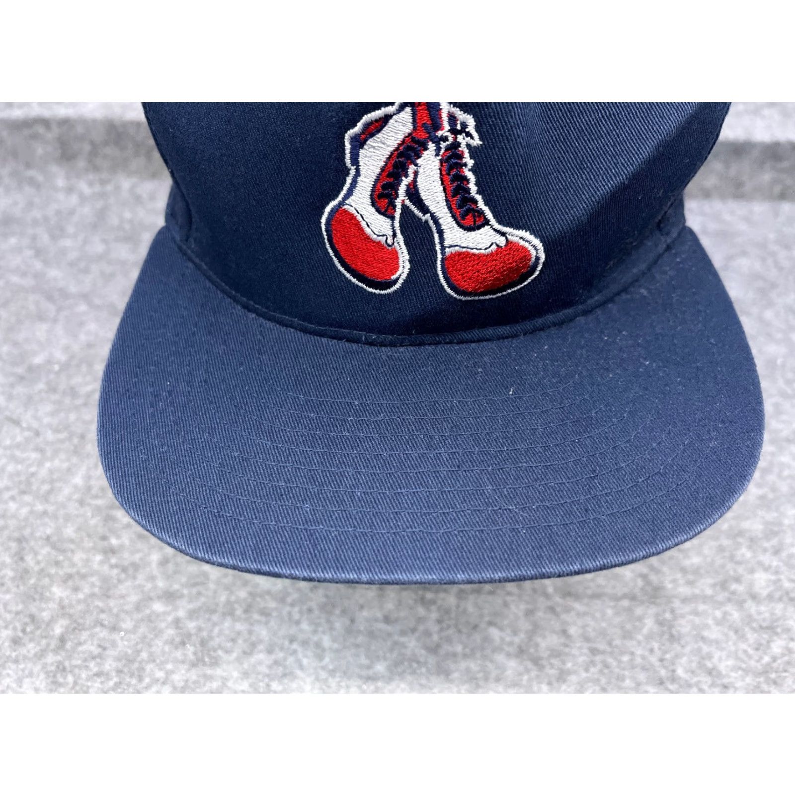 Vintage Yupoong Hat Cap Snap Back Adult One Size Blue 100% Cotton Skate Size ONE SIZE - 3 Thumbnail