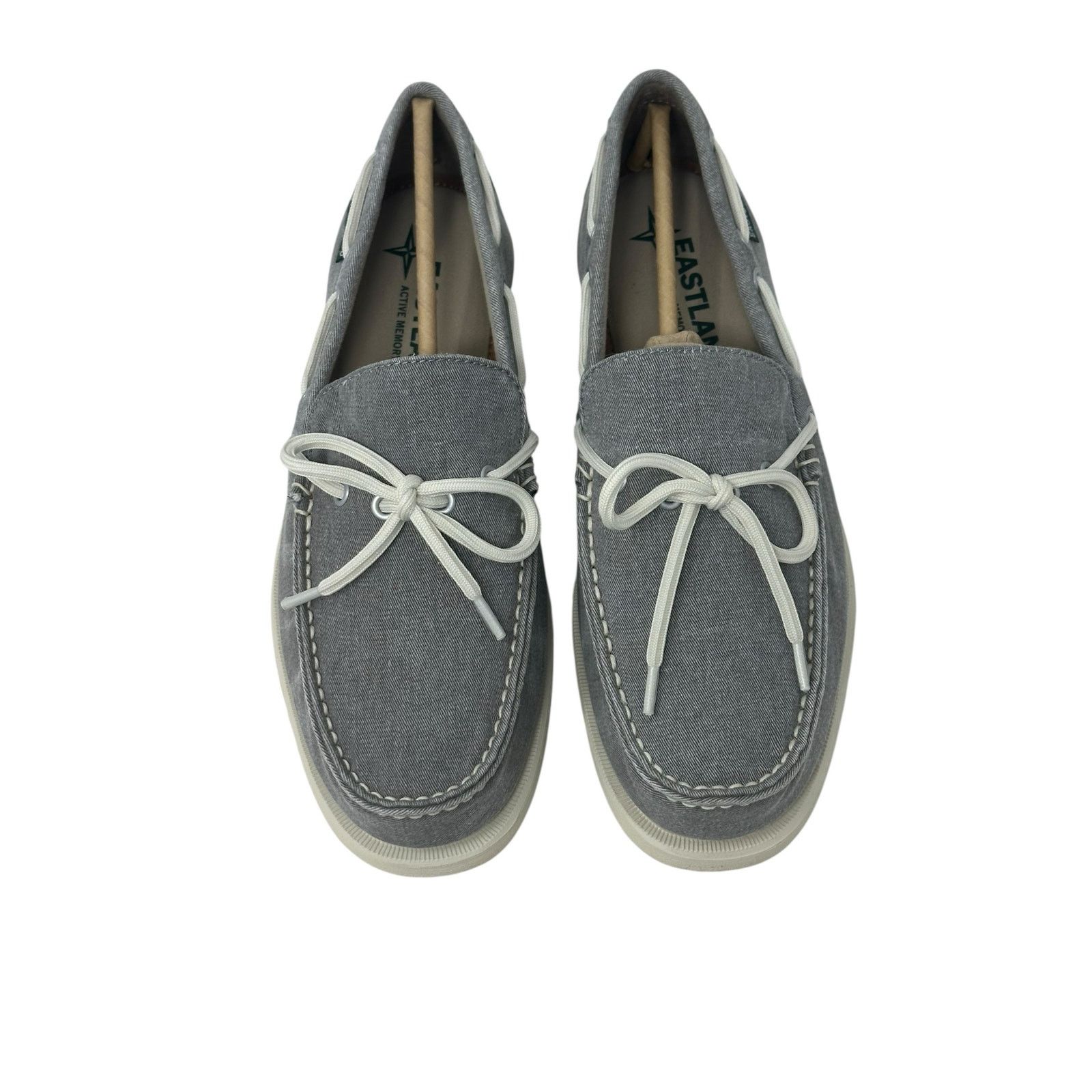 Eastland Eastland Men's Grey Yarmouth Canvas Boat Shoes 8D Size US 8 / EU 41 - 19 Thumbnail