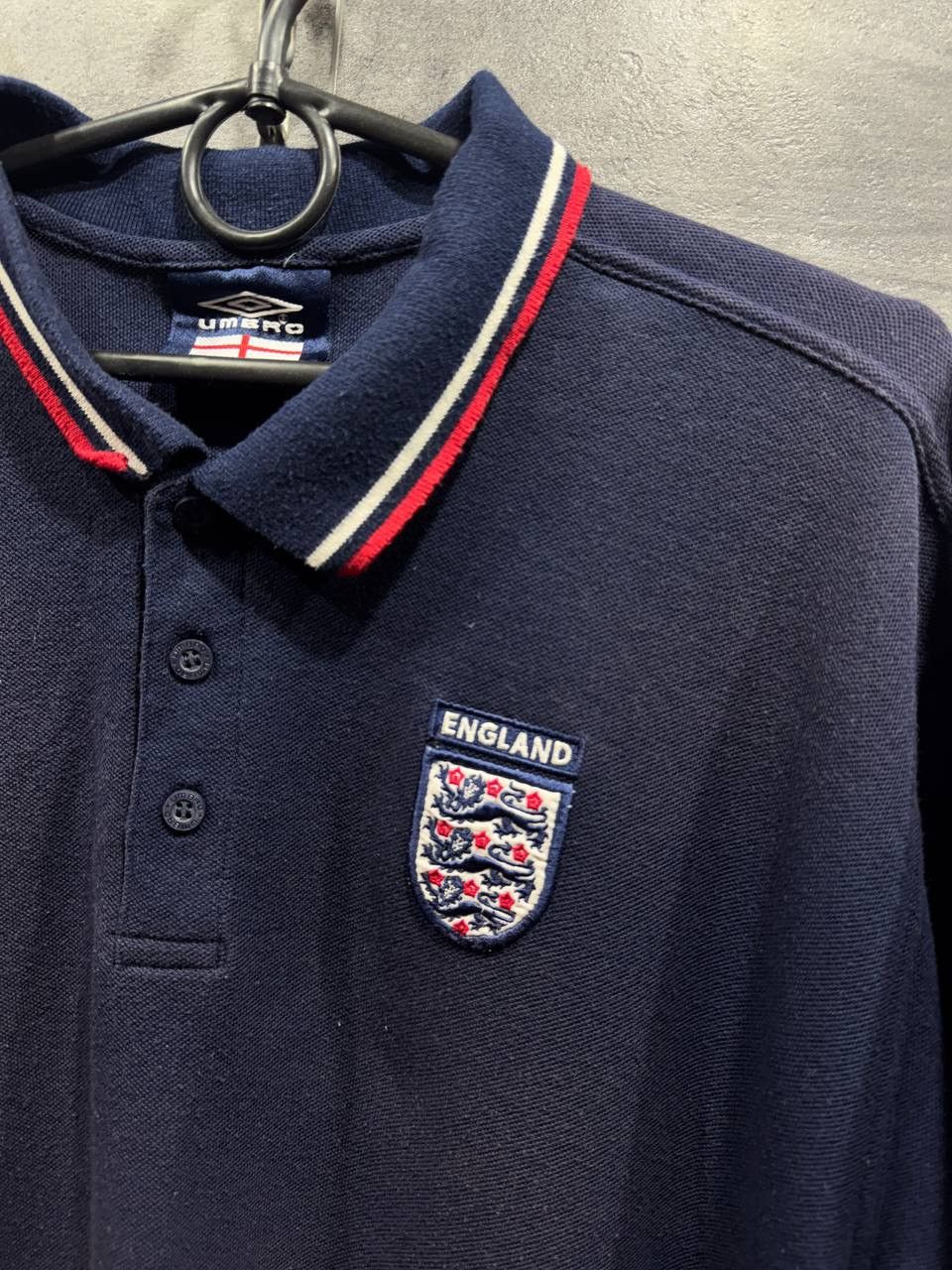 Umbro 2002-03 England Umbro Polo Shirt Men’s Size XXL (2XL) Size US XXL / EU 58 / 5 - 2 Thumbnail