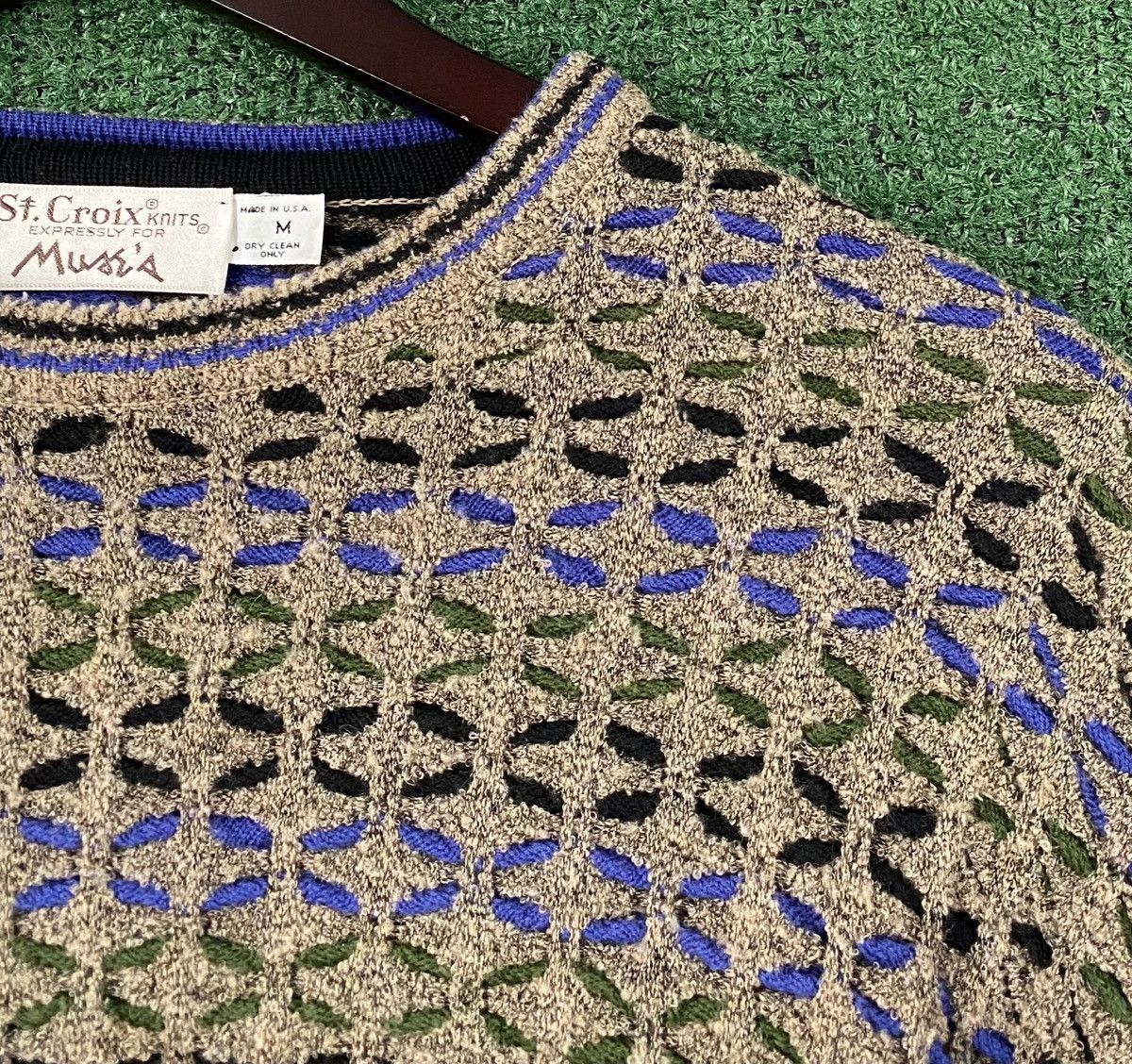 St. Croix 80’s St. Croix Multicolor Textured Patterned Sweater Large Size US L / EU 52-54 / 3 - 3 Thumbnail