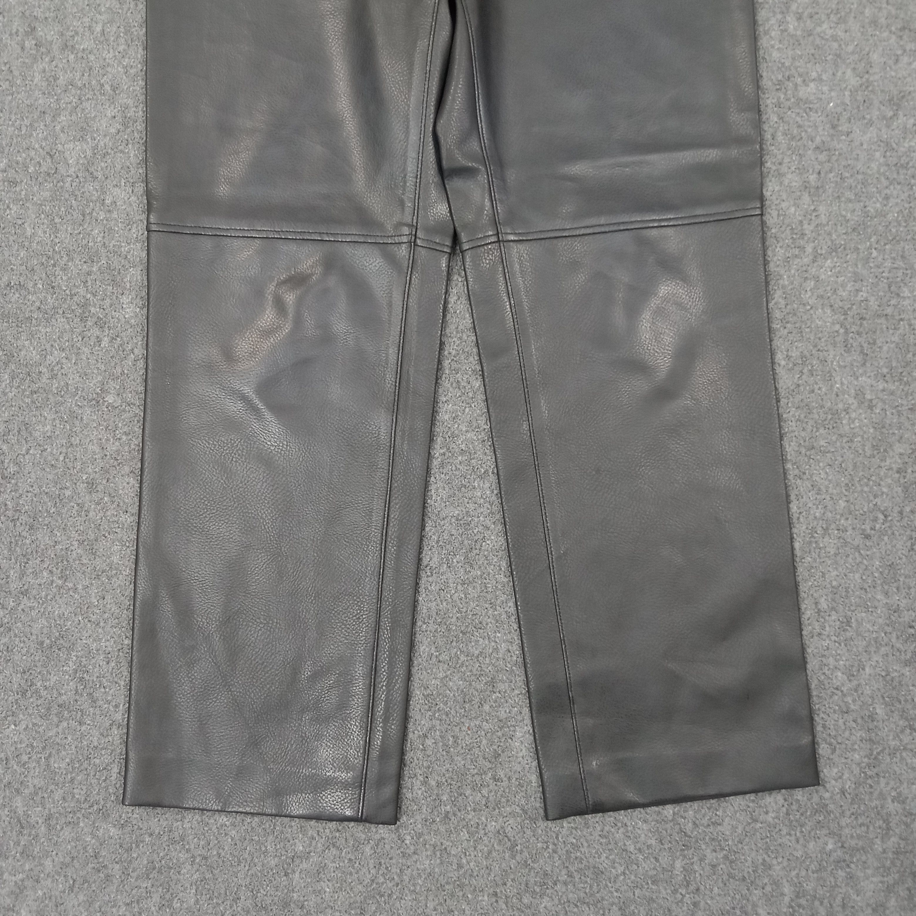 Leather Marella Tricot Italian Brand Leather Pants c235n38 Size US 28 / EU 44 - 4 Thumbnail