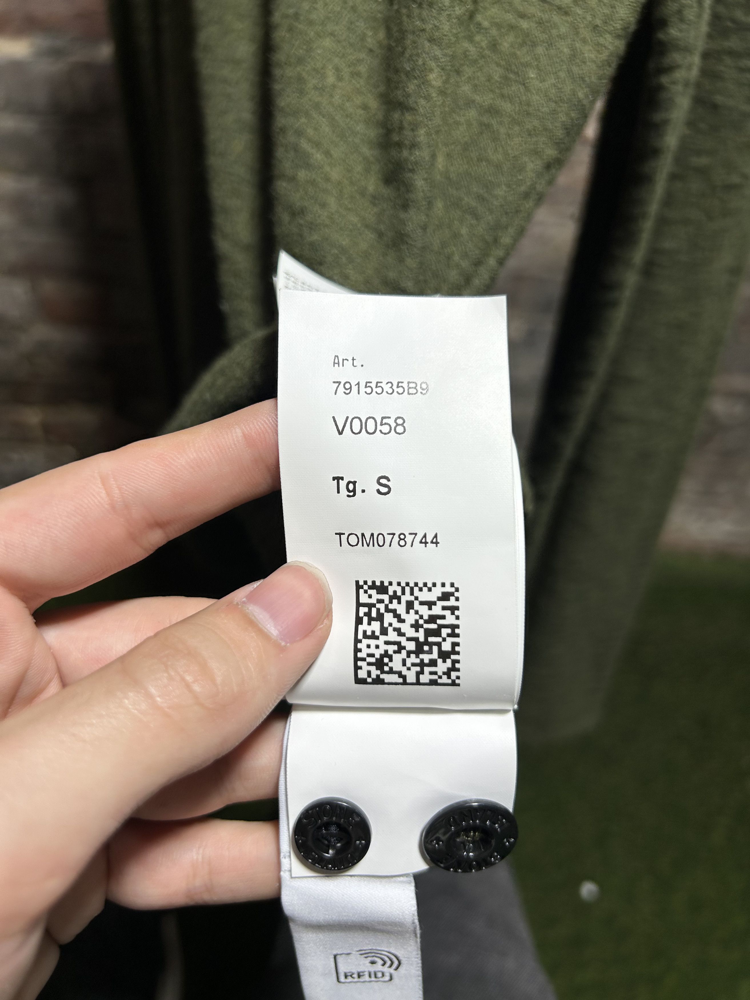 Stone Island Stone Island Wool Quarter Button Up Size US S / EU 44-46 / 1 - 8 Thumbnail