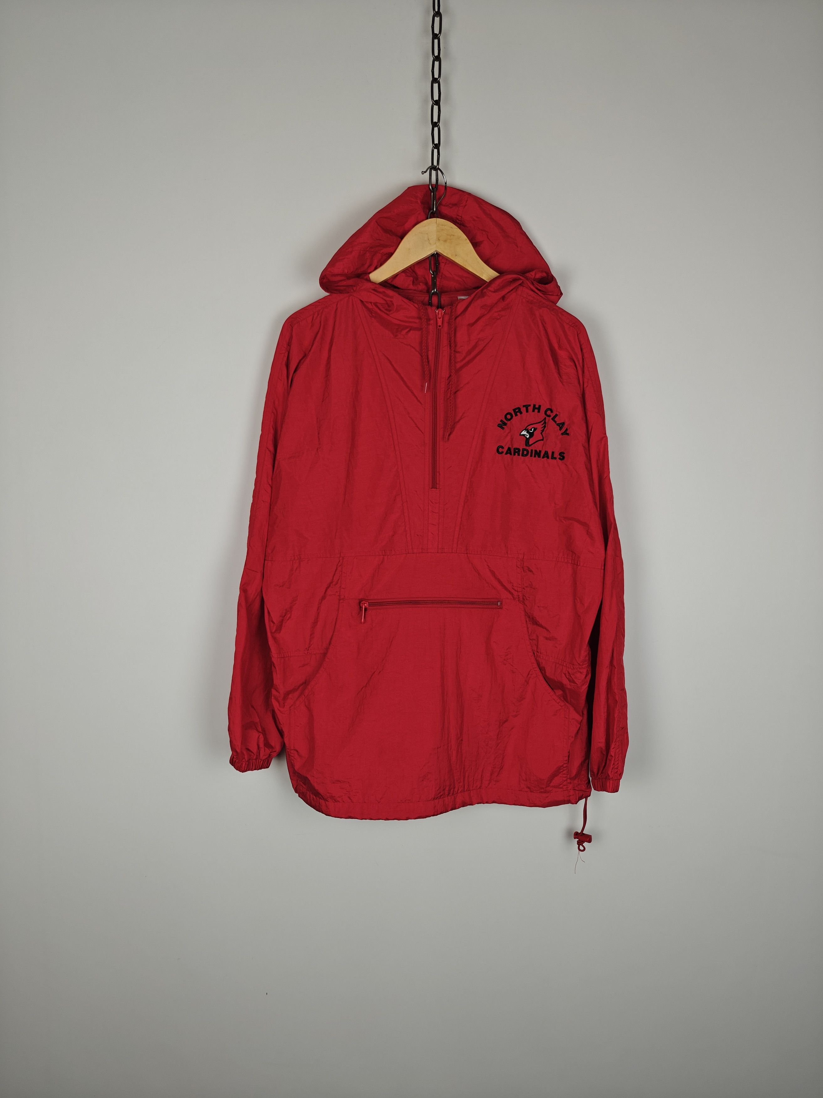 Jerzees Jerzees Jacket North Clay Cardinals Hooded Red size L Size US L / EU 52-54 / 3 - 1 Thumbnail