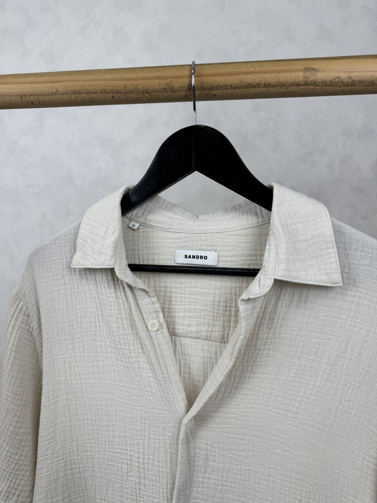 Sandro Sandro honeycomb shirt Size US M / EU 48-50 / 2 - 4 Thumbnail