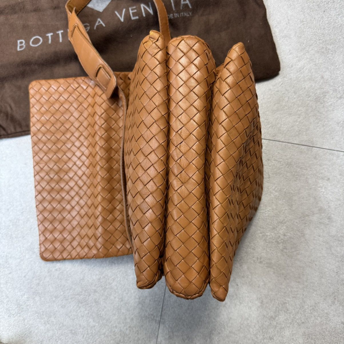 Bottega Veneta Bottega Veneta Intrecciato Brown Shoulder Bag Size ONE SIZE - 7 Thumbnail