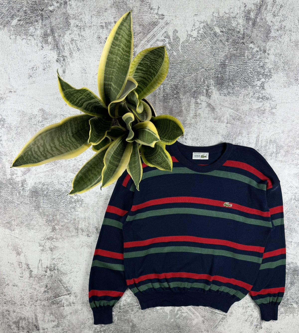 Lacoste Chemise Lacoste France Striped Y2K Sweater 4 Size Pullover Size US M / EU 48-50 / 2 - 1 Thumbnail