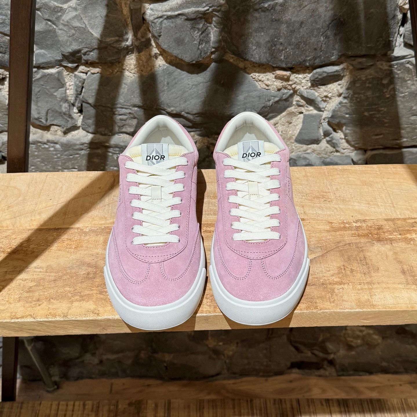 Dior Dior B101 Pink Suede Low-top Sneakers Size US 8 / EU 41 - 4 Thumbnail