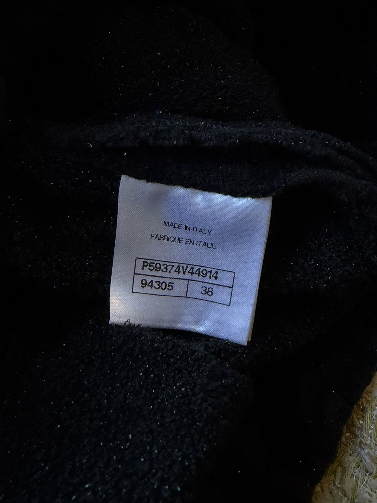 Chanel Chanel Black Terry Velour Jacket Camellia Flower Size XS / US 0-2 / IT 36-38 - 8 Thumbnail