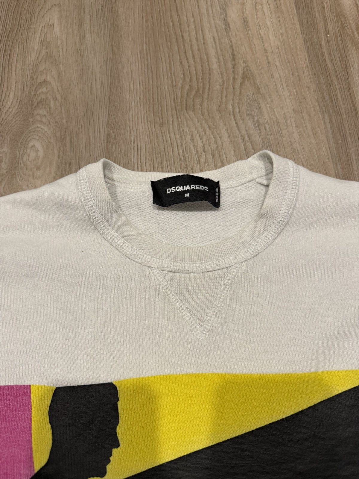 Dsquared2 Dsquared2 White Big Logo Sweatshirt Size US M / EU 48-50 / 2 - 8 Thumbnail
