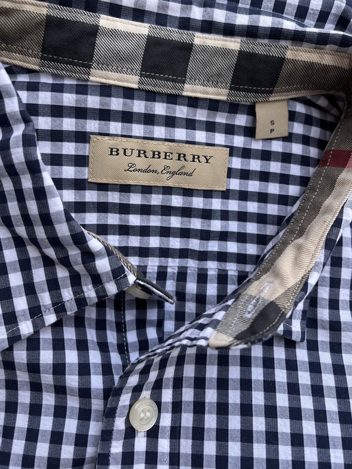 Burberry Burberry Short Sleeve Checkered Shirt Size US S / EU 44-46 / 1 - 15 Thumbnail