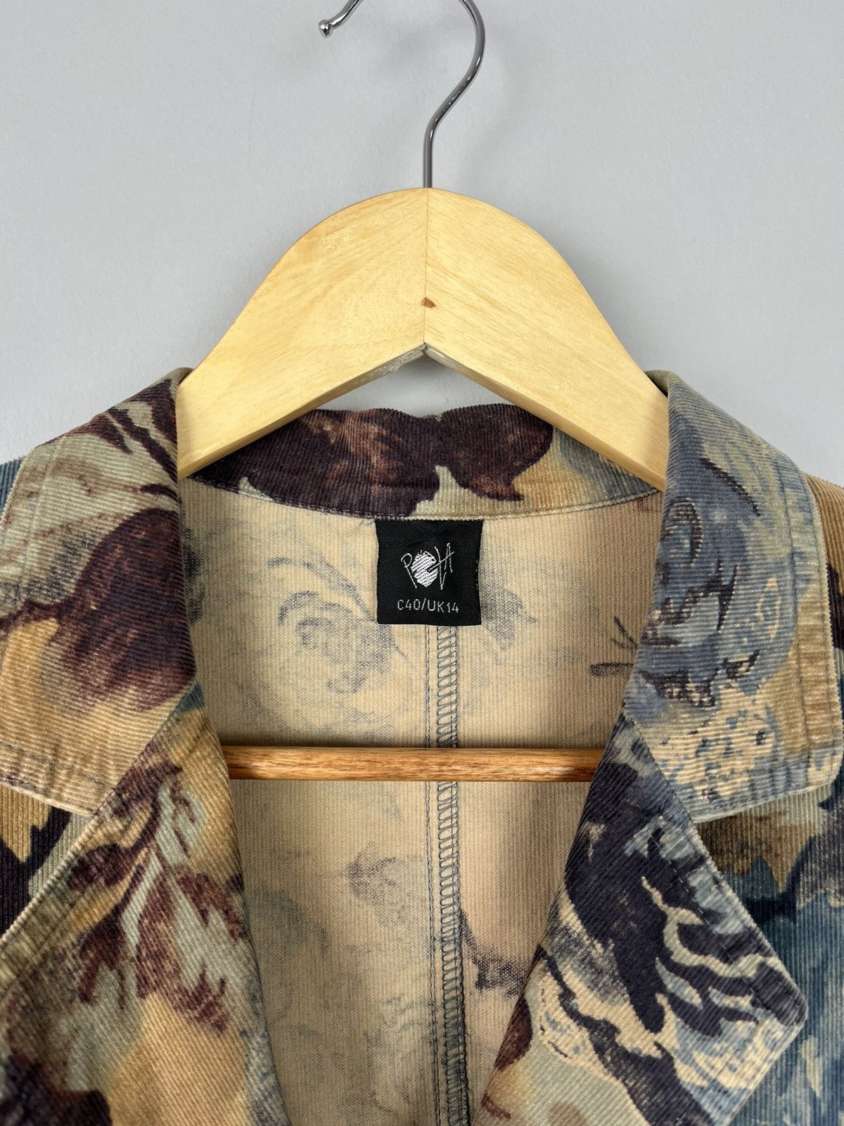 Vintage Vintage Rare Streetwear Y2K Floral Blazer Size L / US 10 / IT 46 - 7 Thumbnail