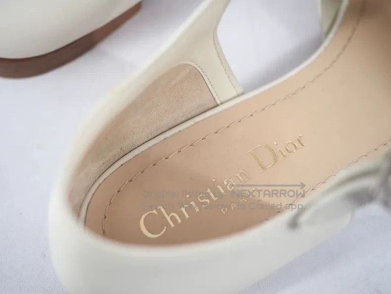 Dior Dior White Pointed Roman Flat Shoes Size US 6 / IT 36 - 5 Thumbnail