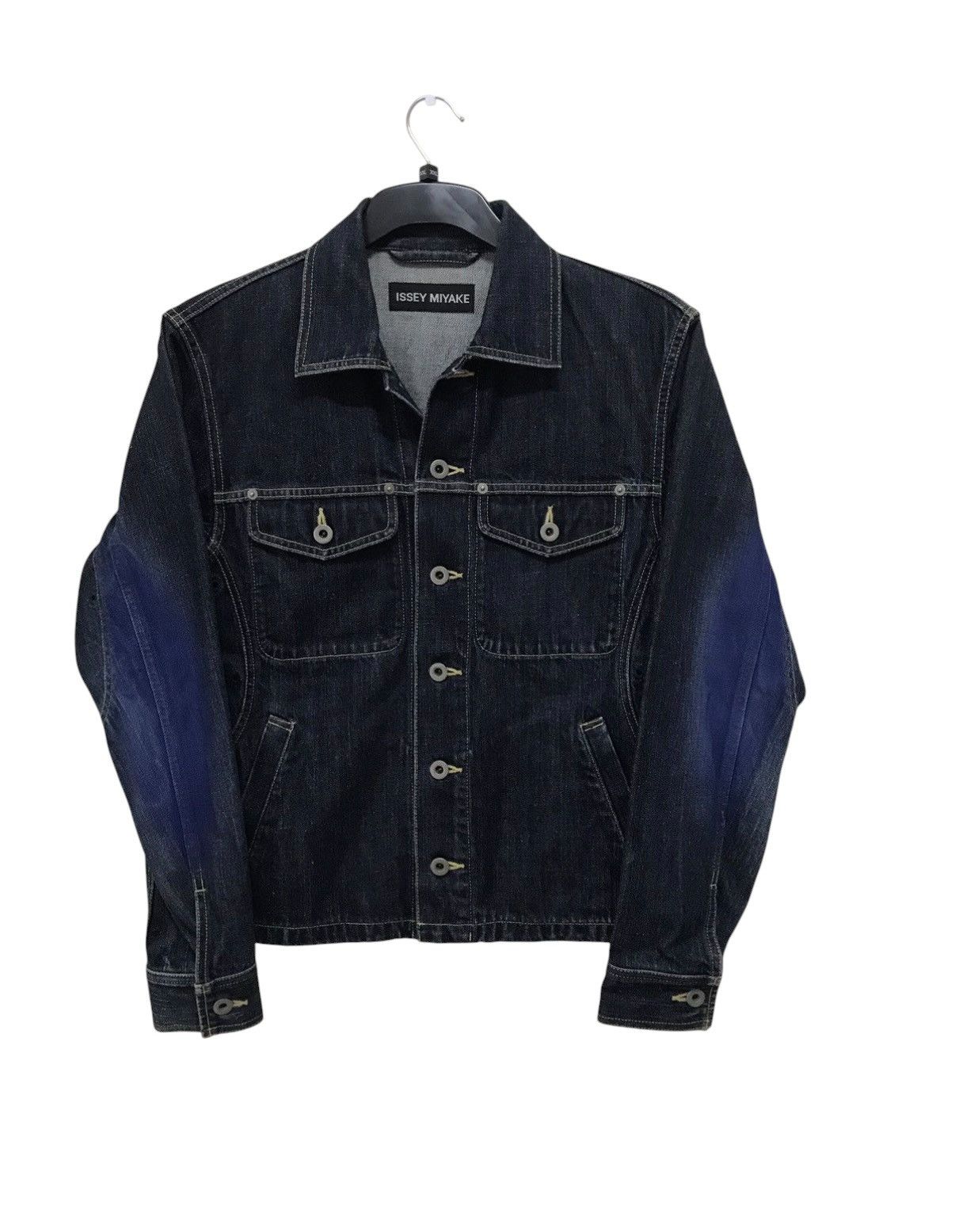 Issey Miyake ISSEY MIYAKE PAINTED DENIM JACKET RARE Size US M / EU 48-50 / 2 - 1 Thumbnail
