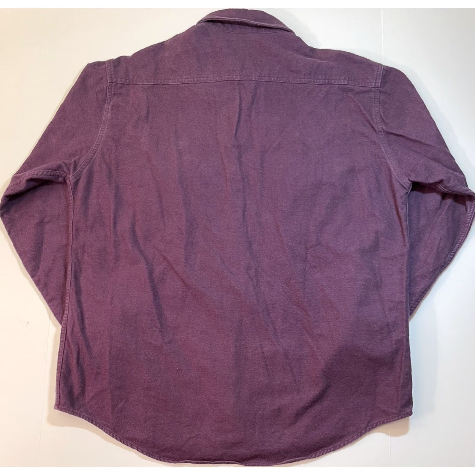 Vintage VINTAGE St Johns Bay Shirt XL 90s Chamois Cloth Flannel Button-Up Men Purple Size US XL / EU 56 / 4 - 4 Thumbnail