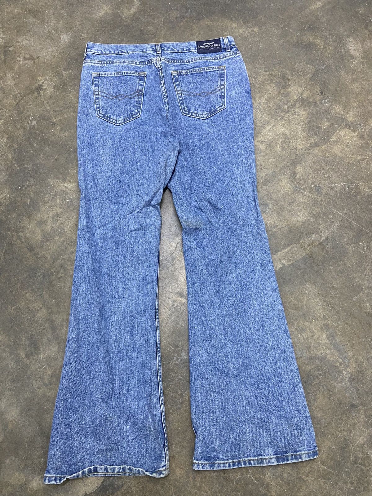 If Six Was Nine 🔥 Canyon River Blues flare jeans Size US 33 - 8 Thumbnail