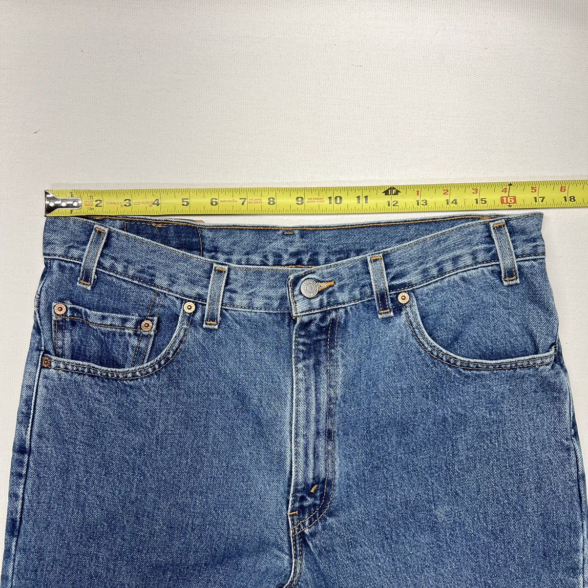 Levi's × Vintage VTG Levis Jeans 512 Blue Slim Taper Faded Washed Denim Size US 36 / EU 52 - 16 Thumbnail