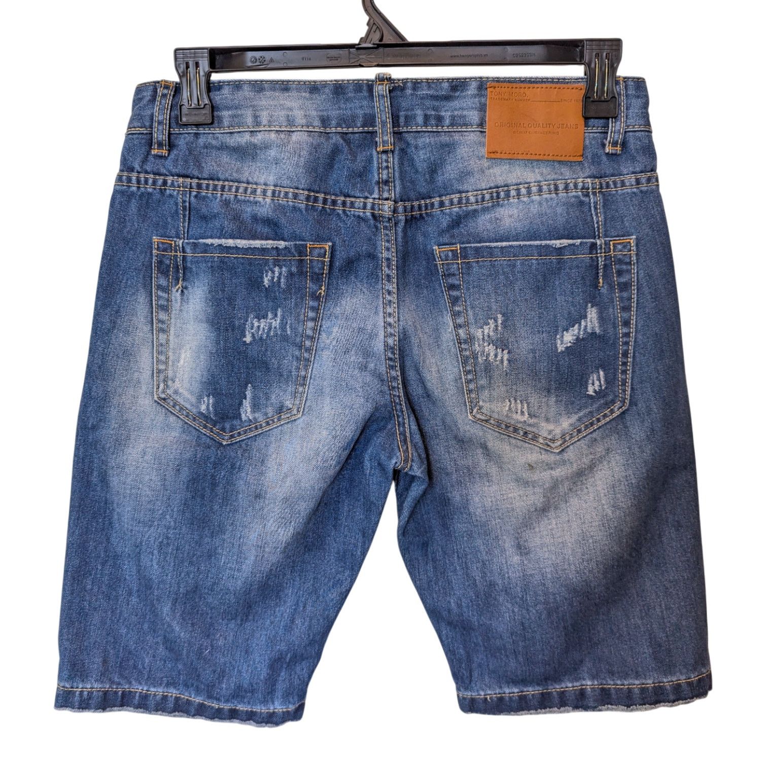 Other Tony Moro Nottingham Distressed Jean Shorts Size 32 Size 32" / US 10 / IT 46 - 2 Thumbnail