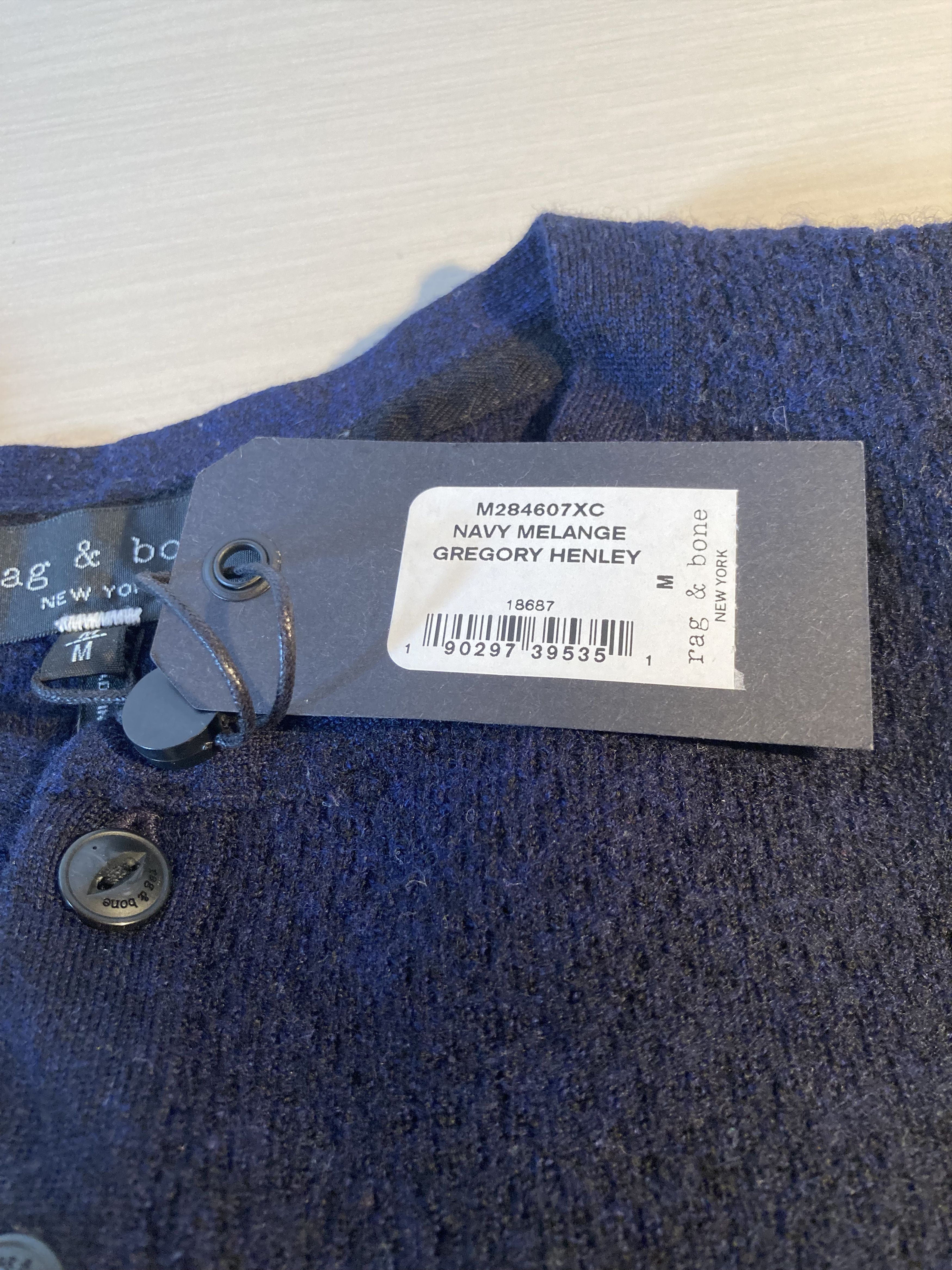 Rag & Bone RAG & BONE gregory henley wool size M navy blue Size US M / EU 48-50 / 2 - 7 Thumbnail