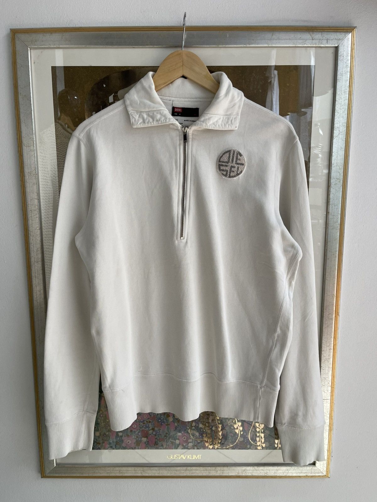 Diesel Quarter Zip Sweater y2k