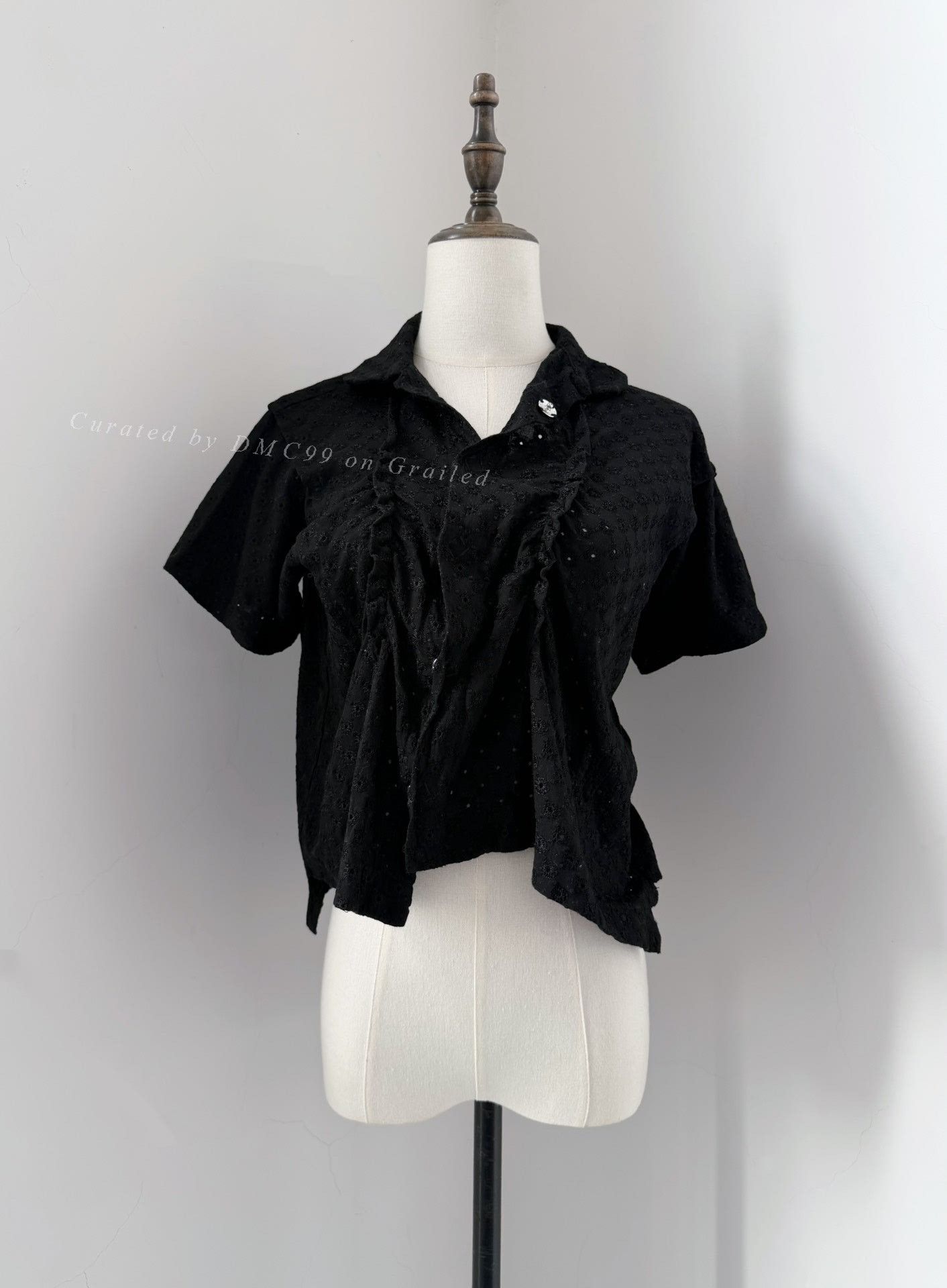 Comme des Garcons Comme des Garçons 2011 Tricot Embroidered Cotton Top Size S / US 4 / IT 40 - 1 Thumbnail