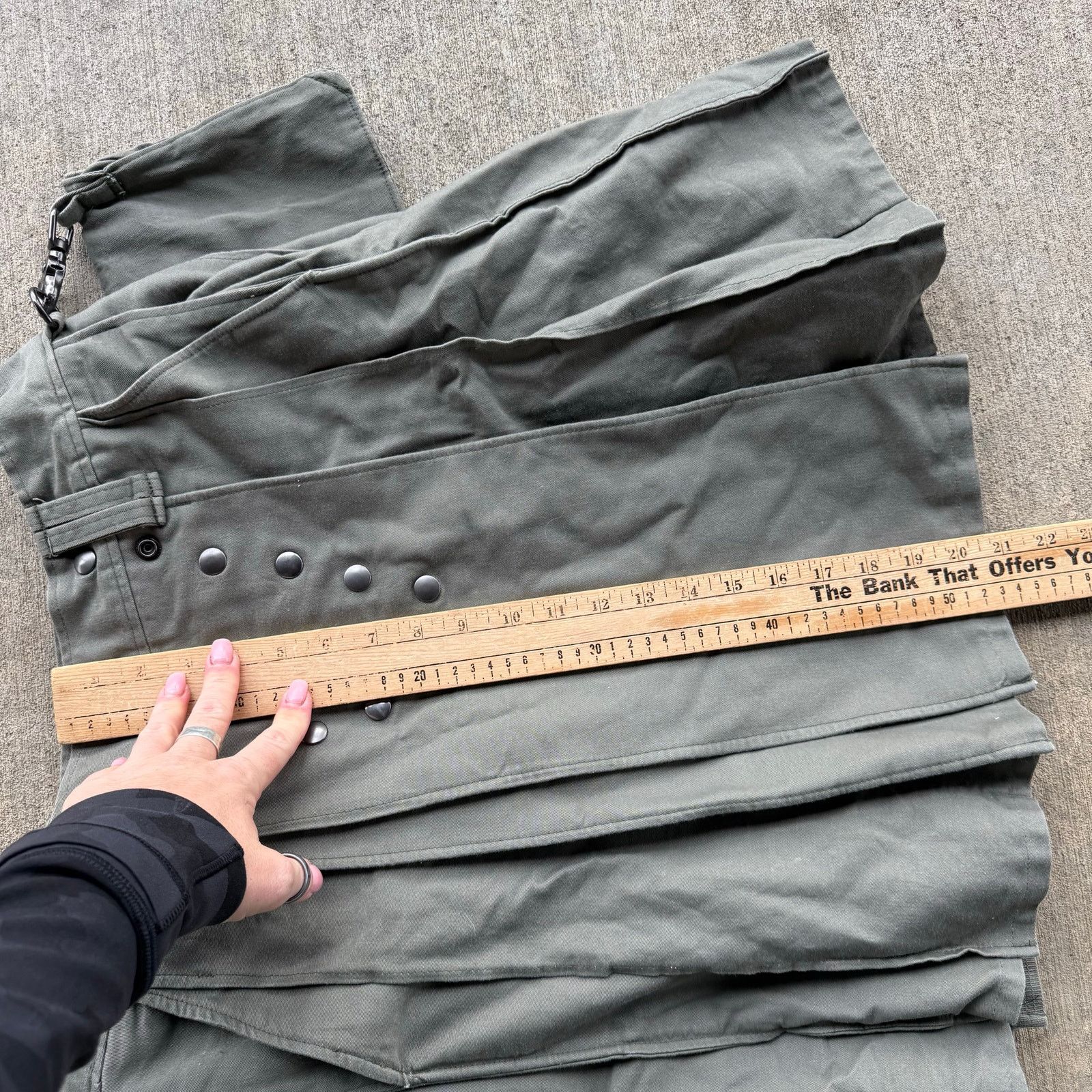 Vintage Utility Tactical Canvas Kilt Utilikilt Tandy Snap Cargo 36" Size US 36 / EU 52 - 4 Thumbnail