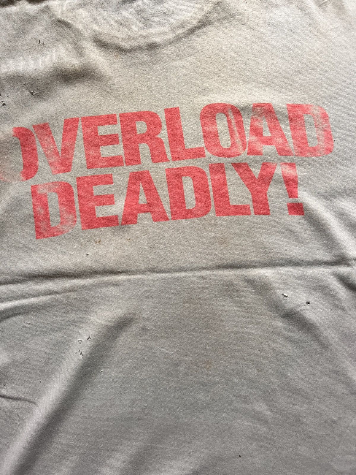 Jun Takahashi Trashed Vtg Undercover GFY x Wtaps “Overload Deadly” Tshirt Size US L / EU 52-54 / 3 - 19 Thumbnail