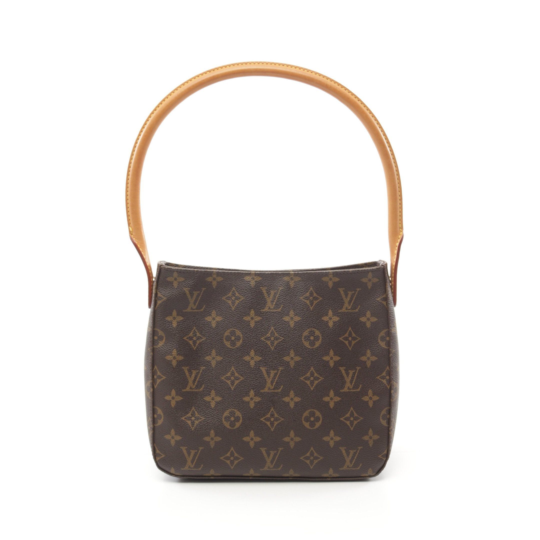 Louis Vuitton Louis Vuitton Looping Mm Monogram Shoulder Bag Leather Brown Size ONE SIZE - 1 Thumbnail