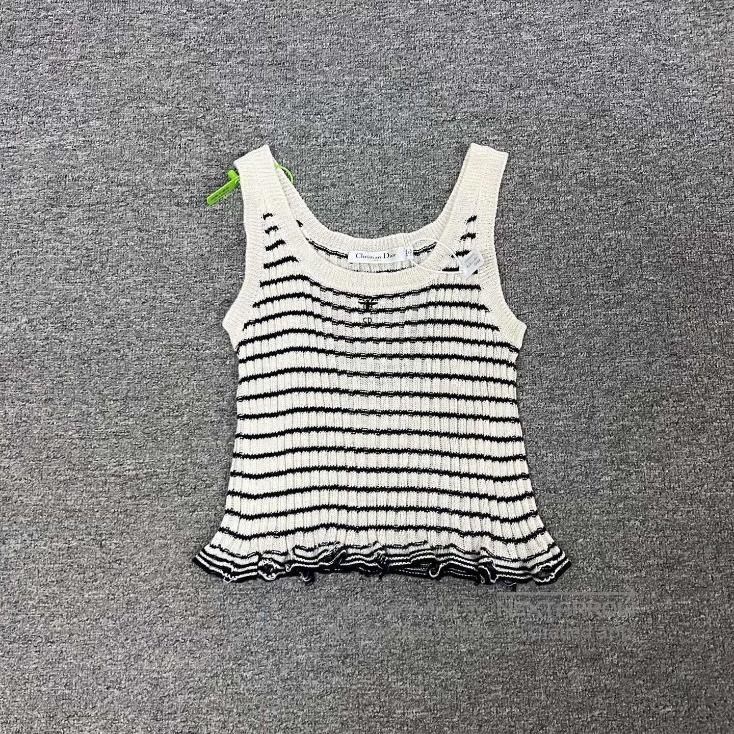 Dior Dior Striped design; little bee; knit cardigan| Size M / US 6-8 / IT 42-44 - 8 Thumbnail