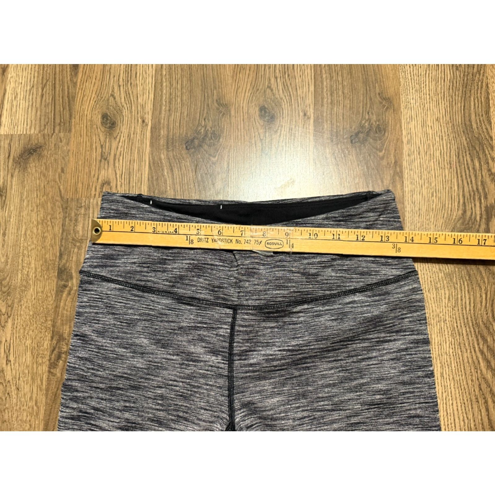 Vintage Victoria Sports Leggings Women's M Black Mid Rise Stretch Size 32" / US 10 / IT 46 - 5 Thumbnail