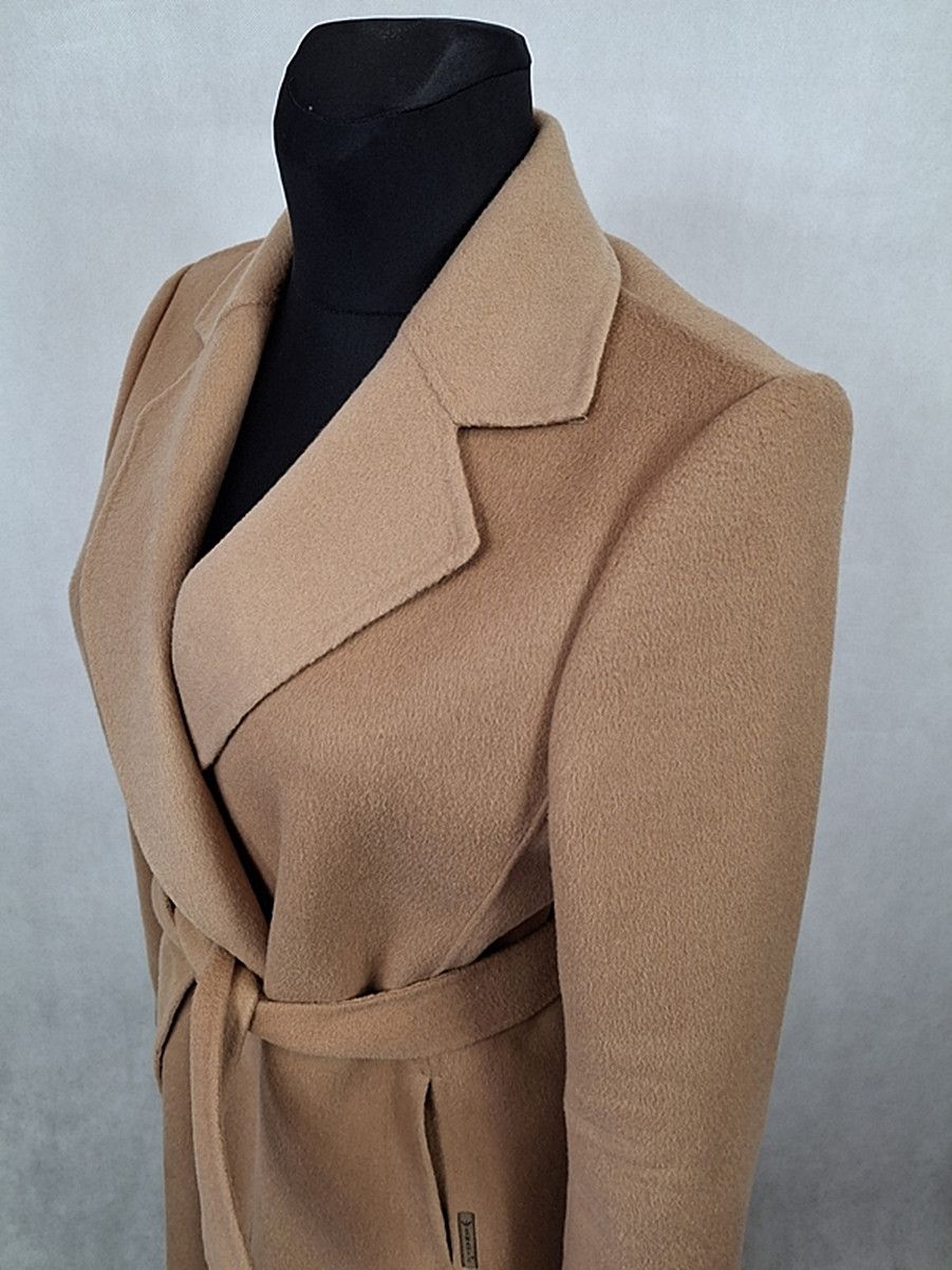 Armani Armani Jeans Wool Women's Camel Coat 46 Size XL / US 12-14 / IT 48-50 - 5 Thumbnail