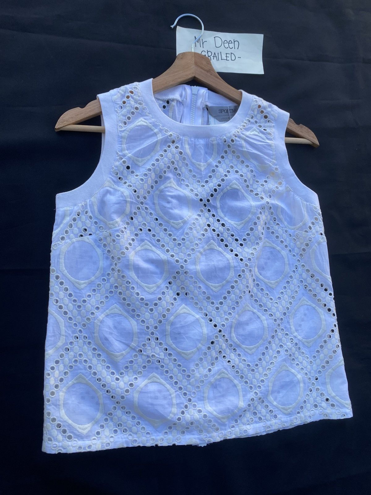 Max Mara Rare Sportmax Embroidered Sleeveless Top Size S / US 4 / IT 40 - 2 Thumbnail