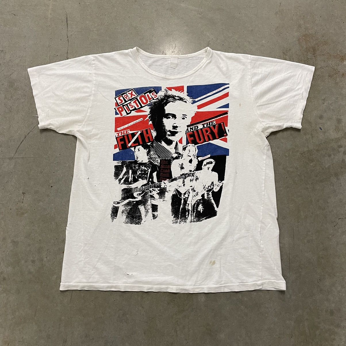 T-shirt Vintage Sex Pistols Années 80 - Réédition Neuve En Coton Gildan, Unisexe, Taille S à 4XL