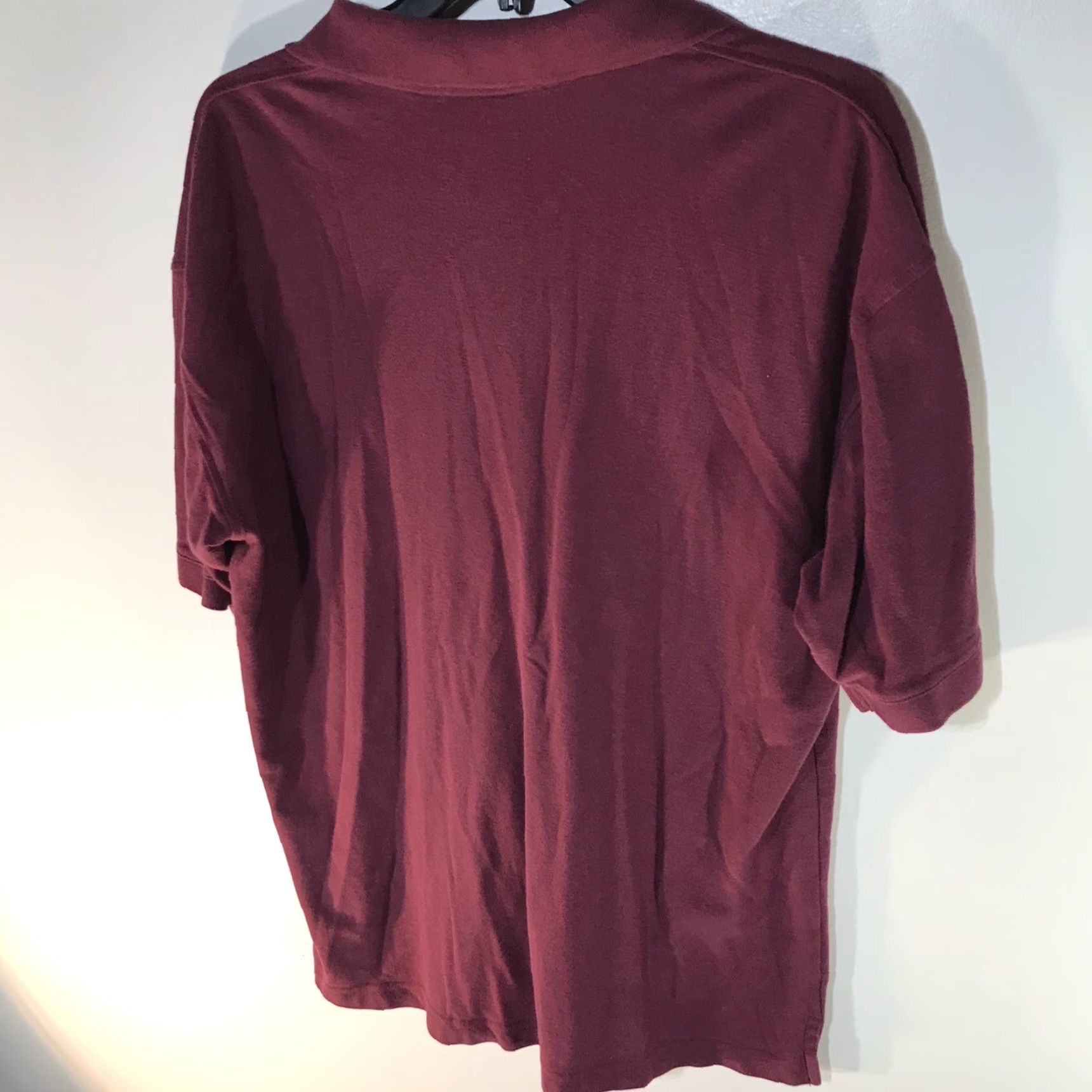 Vintage Camp David Polo Shirt Mens XL Burgandy Short Sleeve Button Knit Cotton Polyester Logo Vintage No Size US XL / EU 56 / 4 - 5 Thumbnail