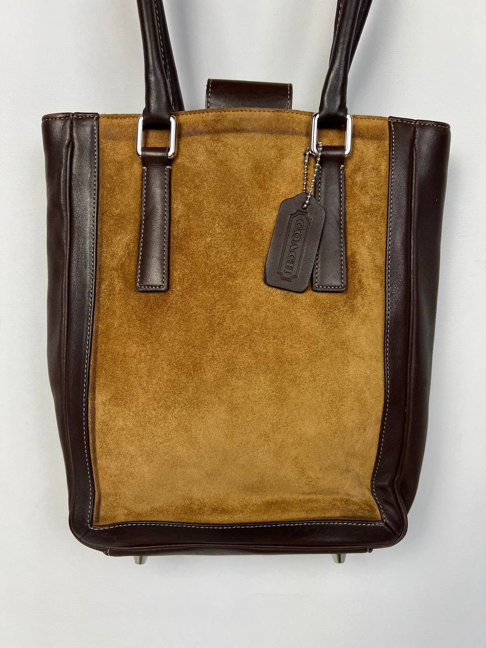 Coach Vintage Legacy Suede Bonnie’s Coach Tote Bag Y2K Size ONE SIZE - 14 Thumbnail
