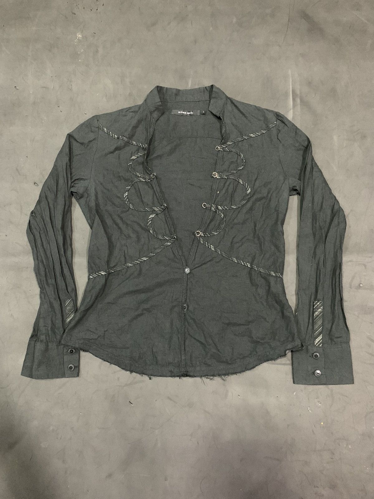 14th Addiction 💸BINDINGOFFER💸Rose bud napoleon shirt Size XS / US 0-2 / IT 36-38 - 1 Thumbnail
