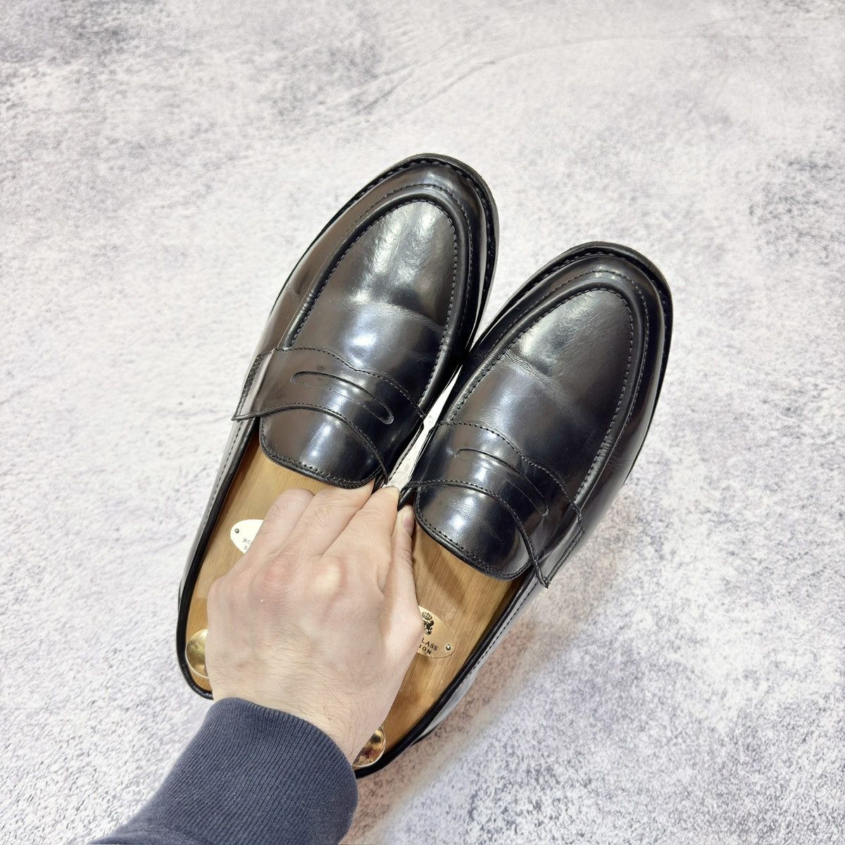 Designer × Handmade Samuel Windsor Penny Loafers US9 UK8 EU42 Size US 9 / EU 42 - 10 Thumbnail
