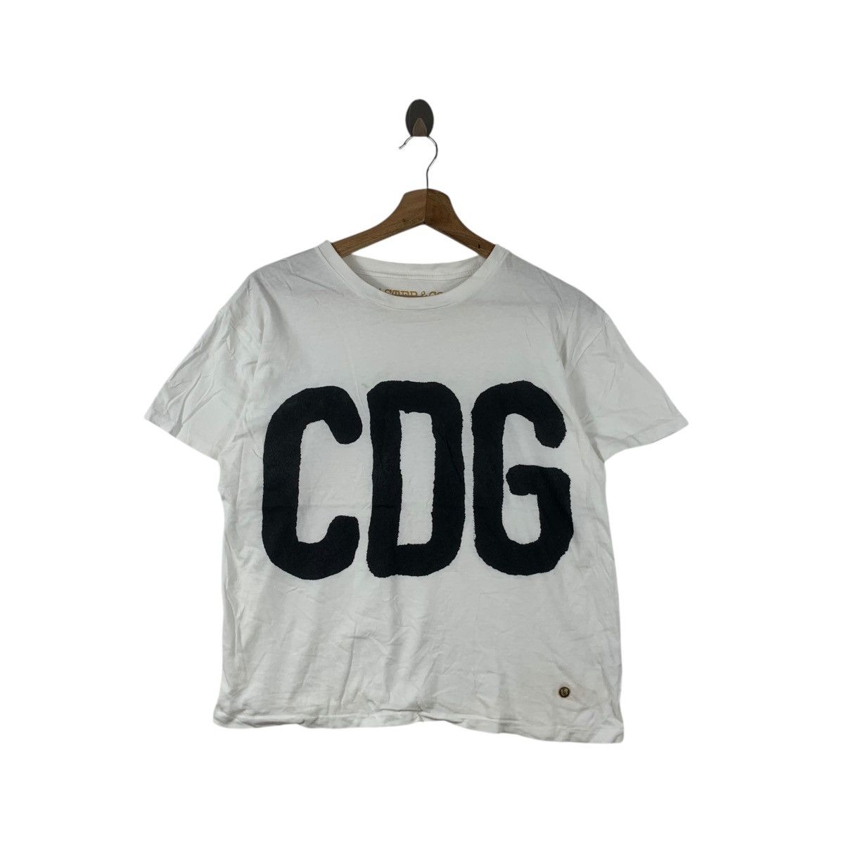 Vintage CDG MASTER CO. Japan Designer Logo Baggy Tee Shirt Top Size S / US 4 / IT 40 - 1 Thumbnail