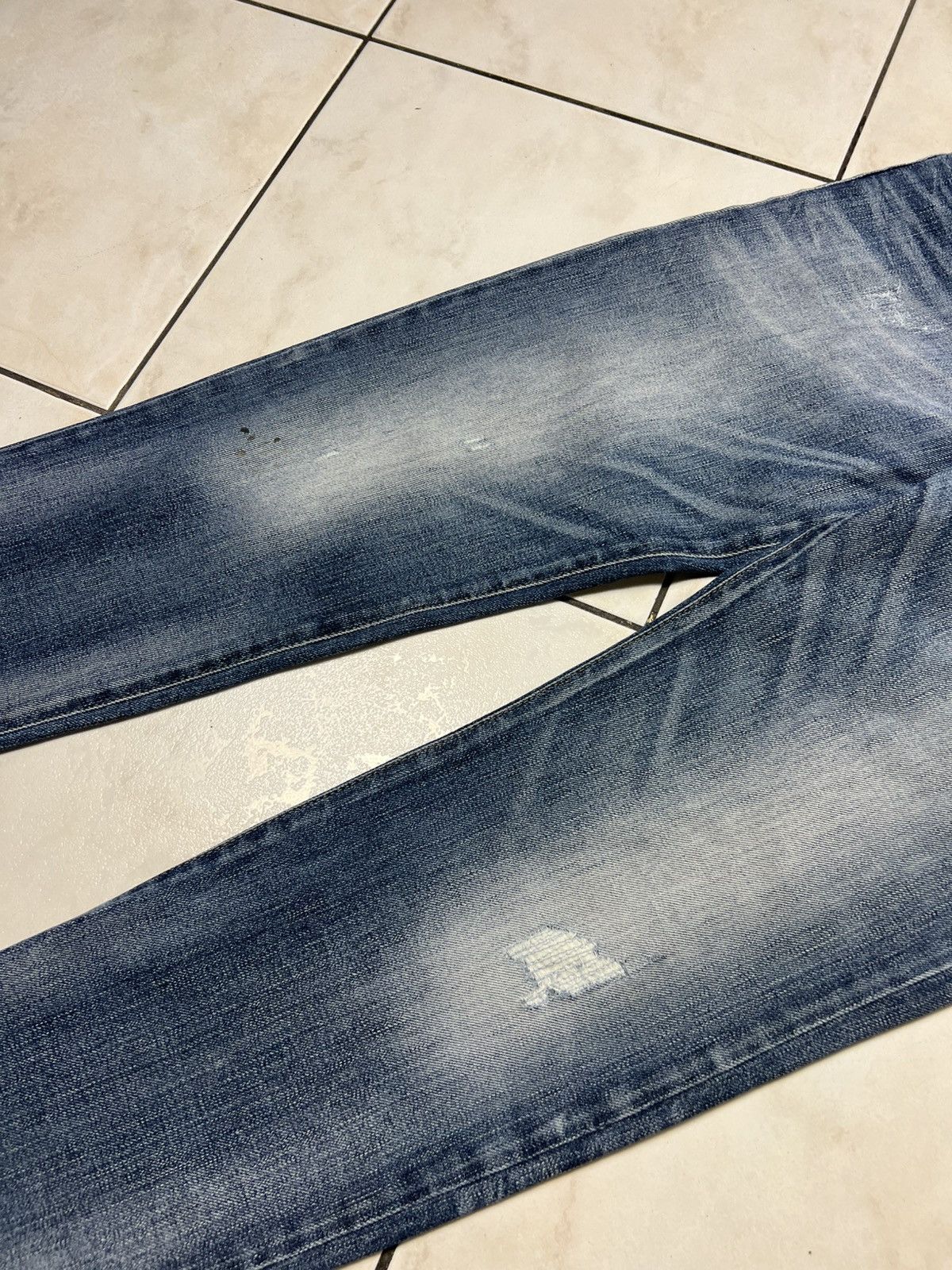 Giorgio Armani Vintage Giorgio Armani jeans distressed denim washed pants Size US 32 / EU 48 - 10 Thumbnail