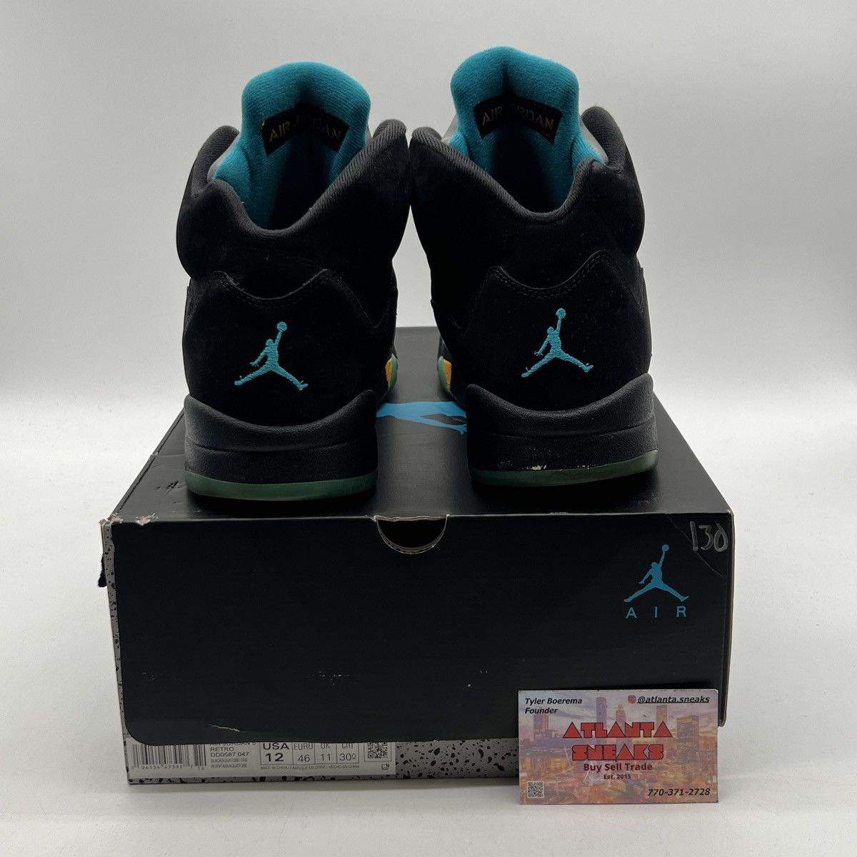 Jordan Brand Air Jordan 5 Aqua Size US 12 / EU 45 - 3 Thumbnail