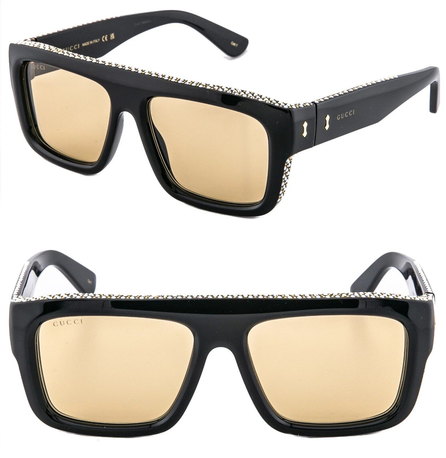 Gucci GUCCI HOLLYWOOD 1461 Black Rim Gg1461S 004 Sunglasses Size ONE SIZE - 1 Thumbnail