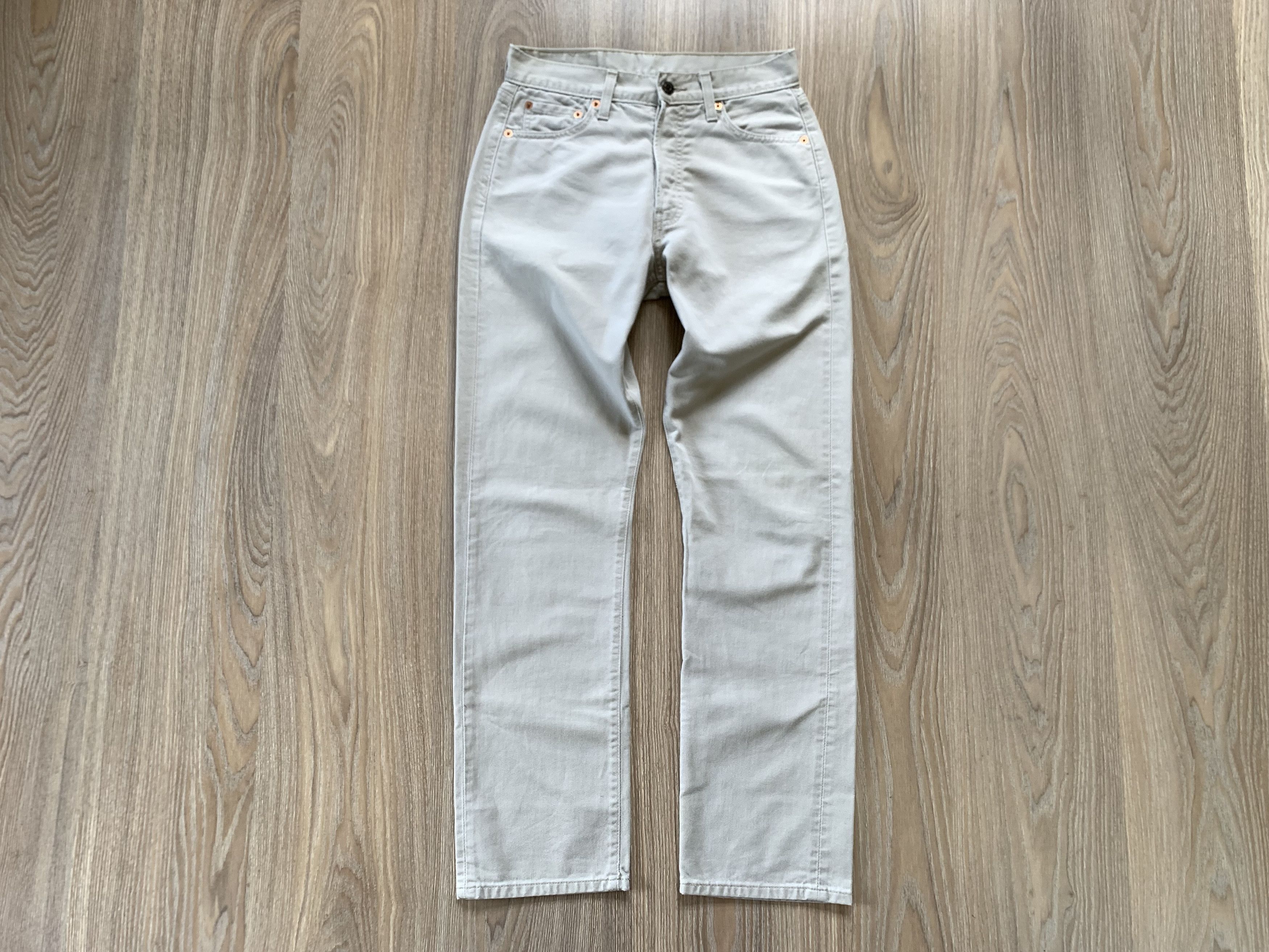 Levi's × Levi's Vintage Clothing × Vintage Levi's Vintage Beige Jeans 1996 Size US 28 / EU 44 - 2 Thumbnail