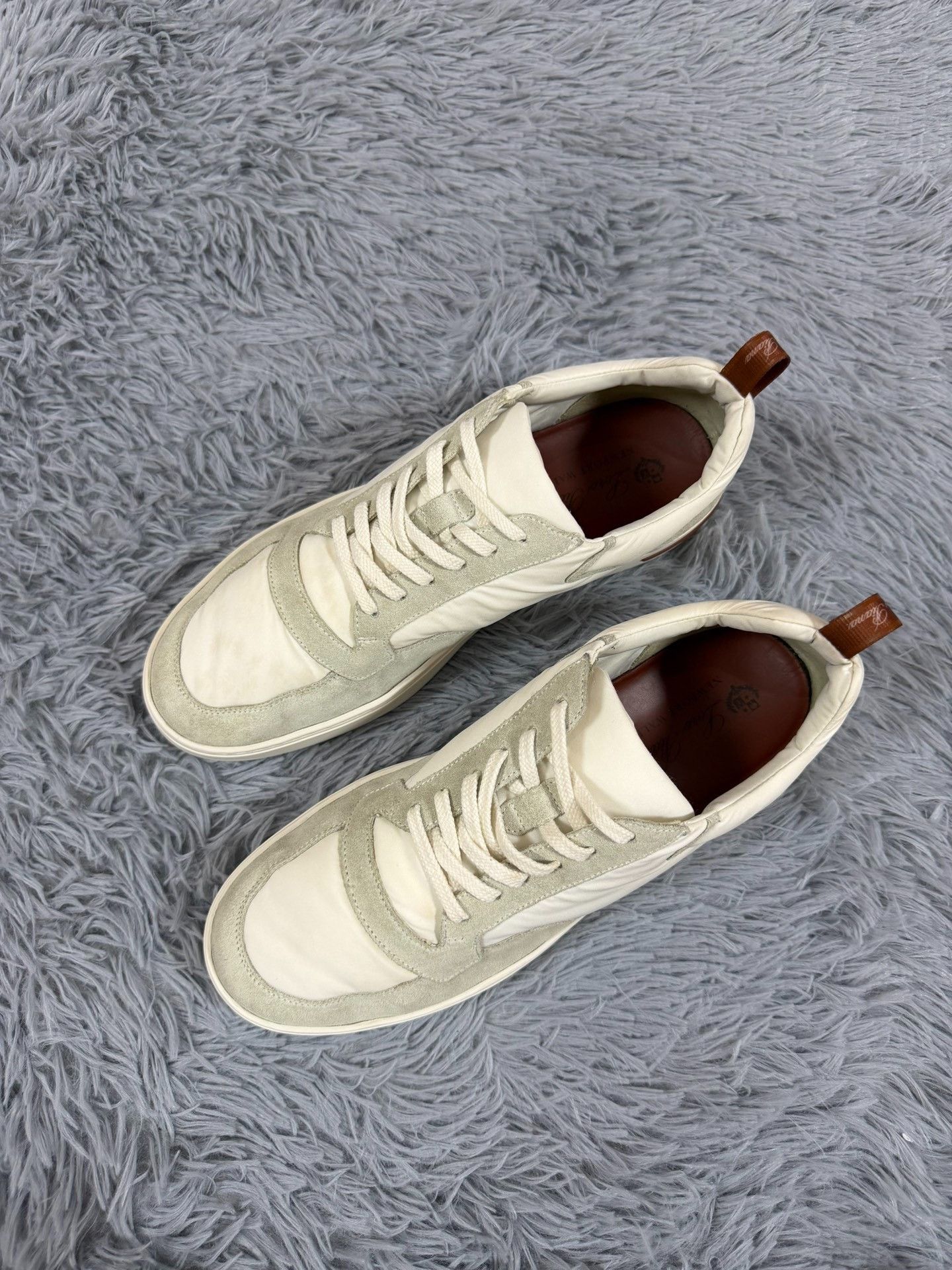 Loro Piana Loro Piana White Lowtop Sneakers 10 Men Size US 10 / EU 43 - 1 Thumbnail