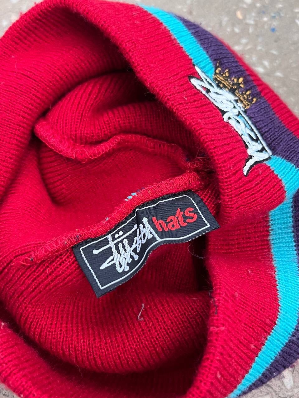Stussy 90s Stussy multicolour rainbow hat crown embroidered logo Size ONE SIZE - 3 Thumbnail