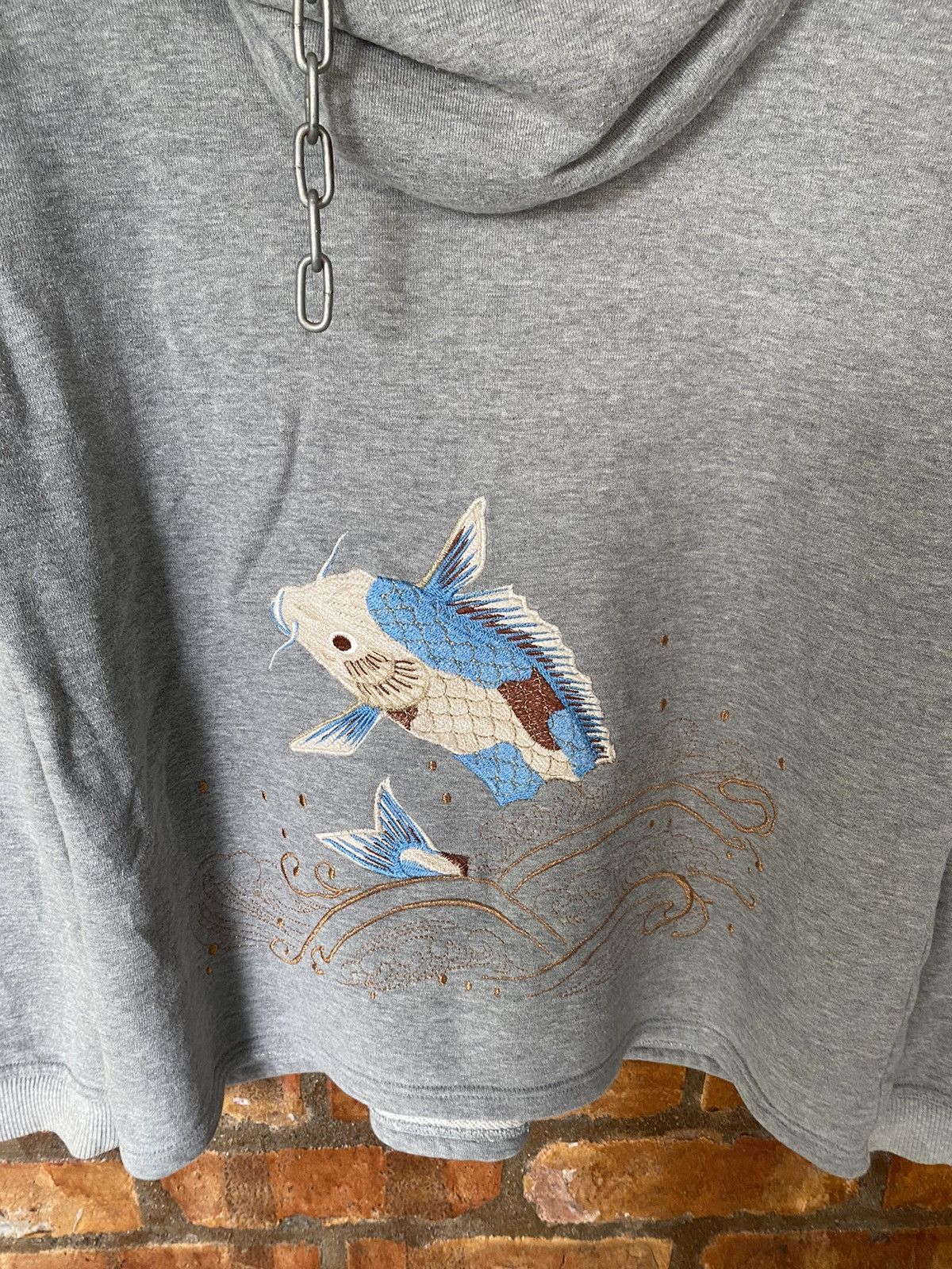 Genetic Manipulation Shinichiro Kuriya × Japanese Brand × Toyo Enterprises Genetic Manipulation Shinichiro Kuriya fish Koi embroidered Size US M / EU 48-50 / 2 - 10 Thumbnail