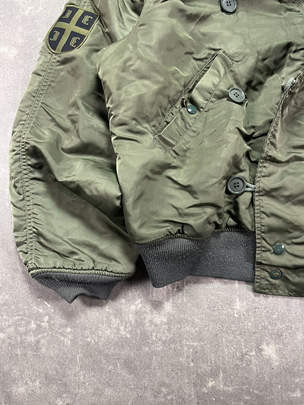 Alpha Industries 80s/90s Alpha Industries N-2B Faux Fur Hooded Bomber Jacket Size US XL / EU 56 / 4 - 5 Thumbnail