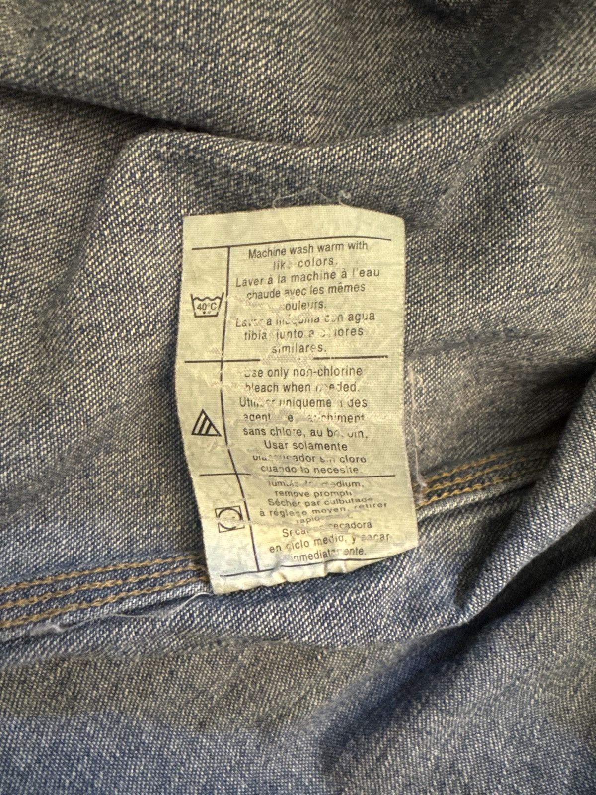 Carhartt × Carhartt Wip Carhartt Wip Denim Shirt Size US XL / EU 56 / 4 - 8 Thumbnail