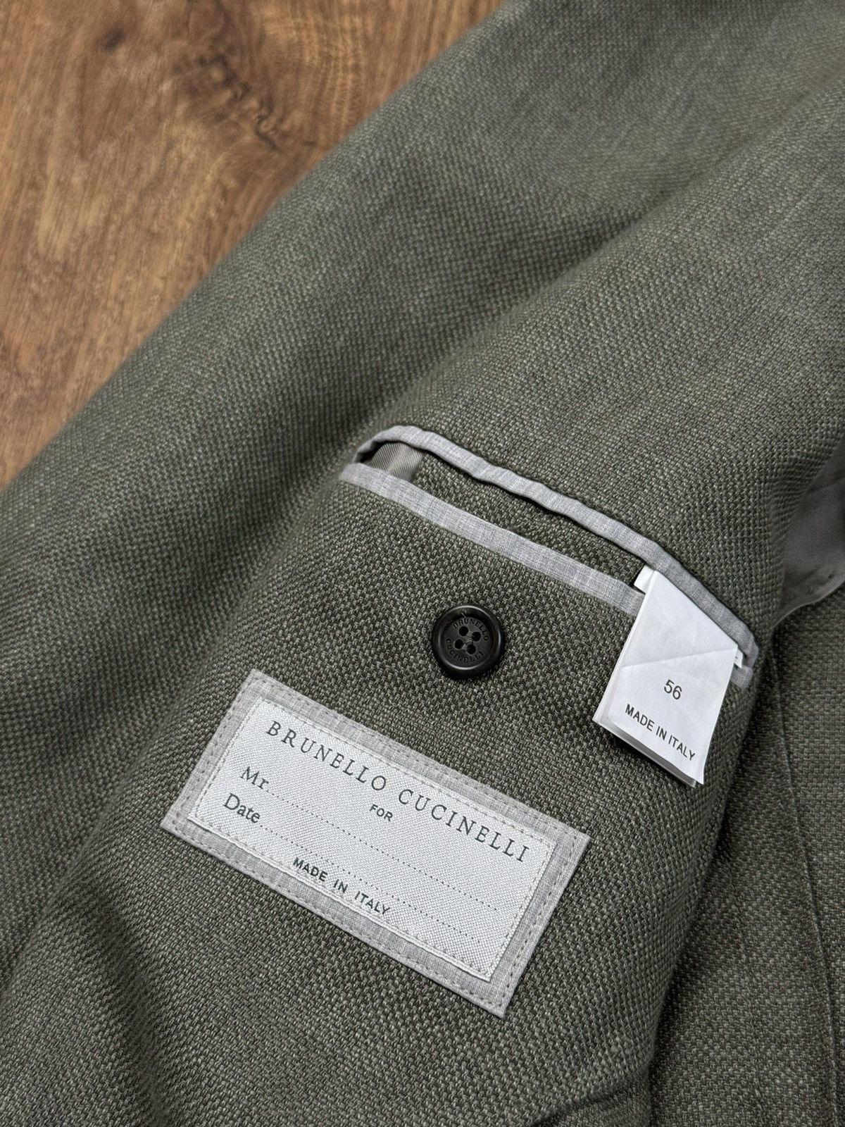 Brunello Cucinelli Linen blazer Brunello Cucinelli Italy original luxury item Size 50L - 3 Thumbnail